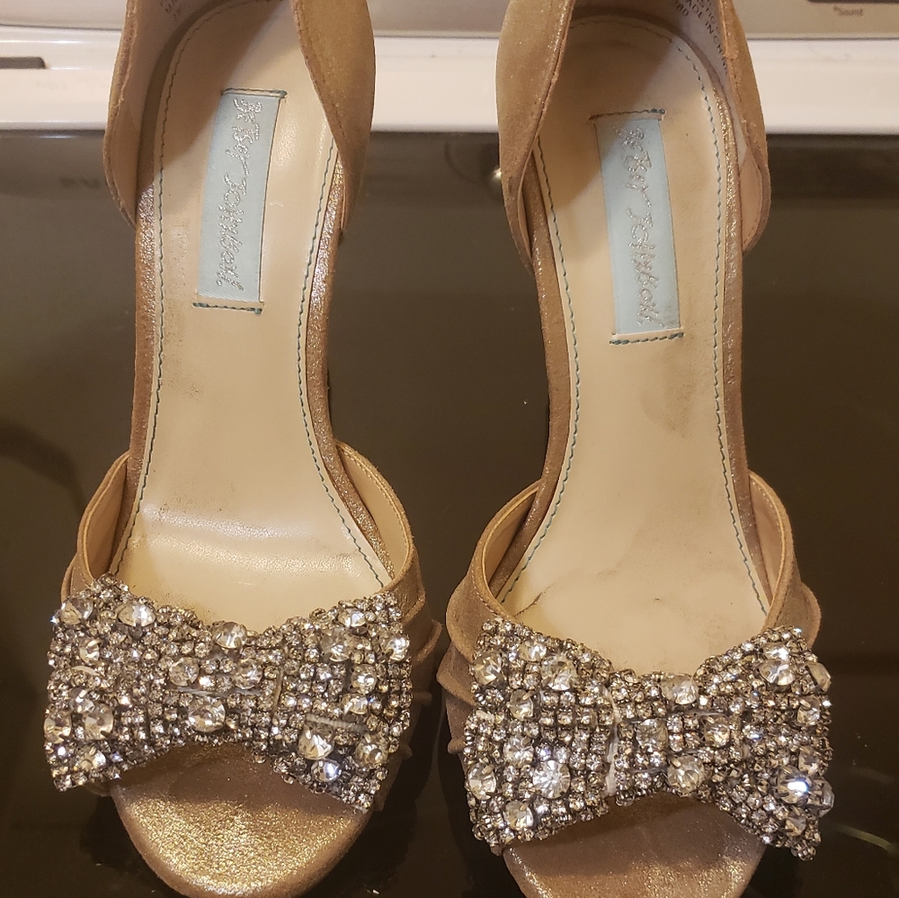 Betsey Johnson Bling Heels